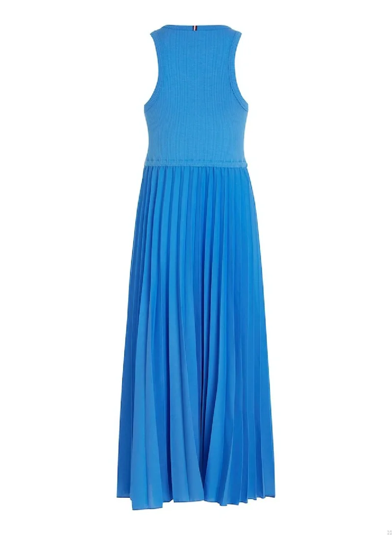 TOMMY HILFIGER Pleated Knit Midi Dress