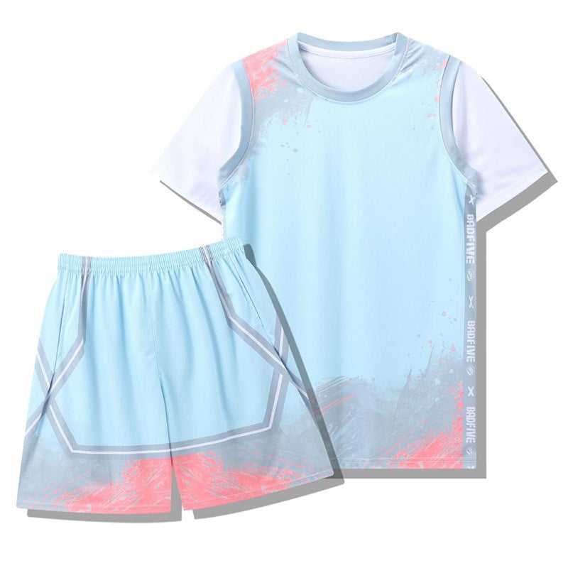 Children'S Basketball Uniform Suit Boy Printed Primary School Student Short-Sleeved Sports Game Uniform Girl Football Training Jersey - Image 3