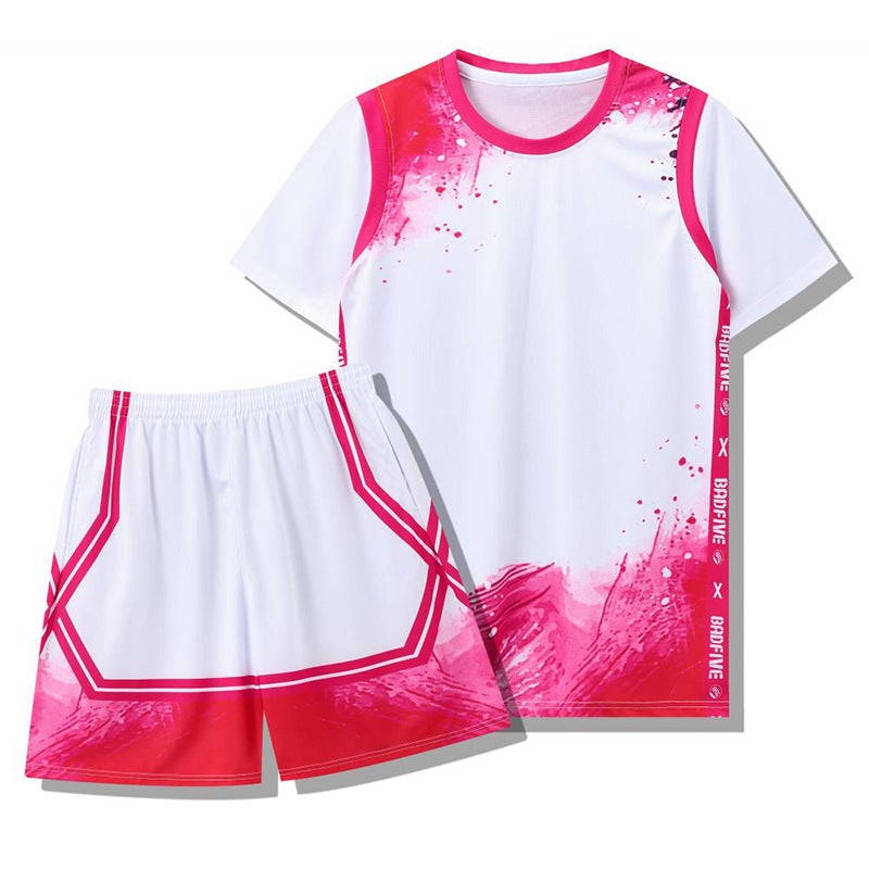 Children'S Basketball Uniform Suit Boy Printed Primary School Student Short-Sleeved Sports Game Uniform Girl Football Training Jersey - Image 5