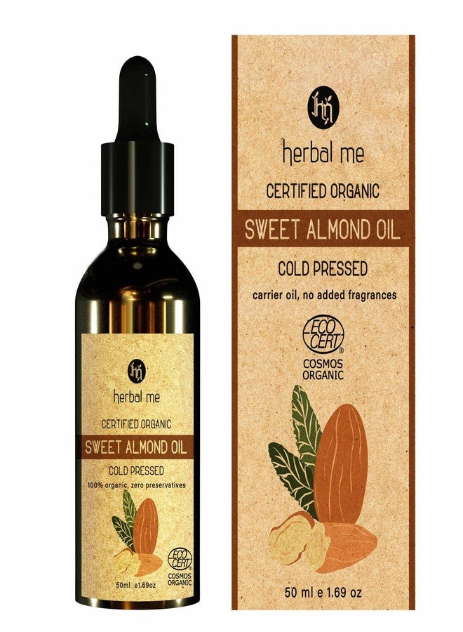 HERBAL ME HM Herbal Me Certified Organic Oil For Face & Hair (Sweet Almond Oil) - Image 1