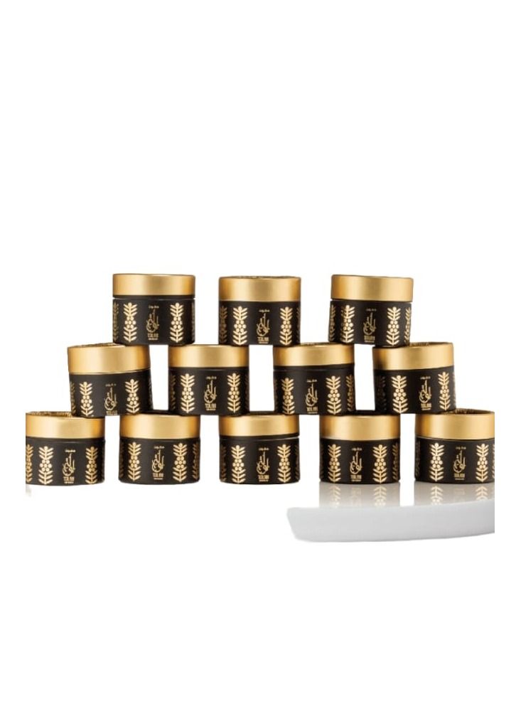 عاشق العود بخور تولة 12قطعةبوزن 10جرام للقطعة