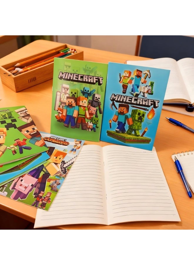 MINECRAFT My World Notebook A5 - 4-pack - Image 2