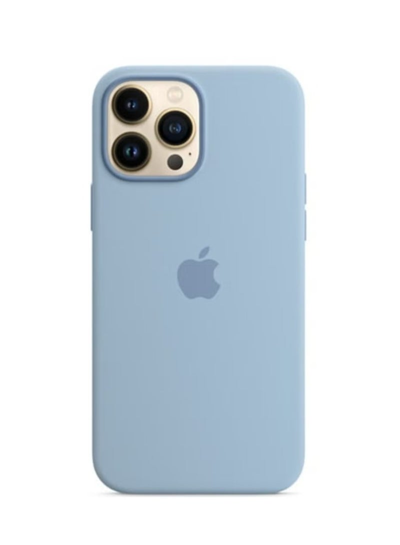 Silicone Apple IPHONE 15 PRO SILICONE CASE WITH MAGSAFE- Fogg Blue - Image 2