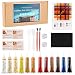 Plfawu 21Pcs Leather Vinyl Repair Kit Repairs Tears Holes Scratches Peeling on Furniture Car Seats Jackets Fast Application Mixable Colors All Leather Types - Image 2