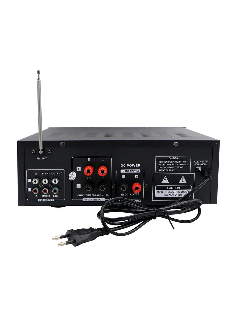 Teli Professional Digital Echo Mixer Power Amplifier, Black - Image 4