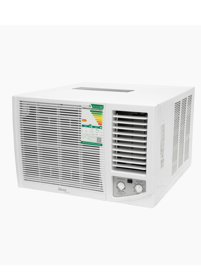 أوجين مكيف شباك 18.000 وحدة ,حار/بارد ,بلاتين - UAWMN18HC - Image 2