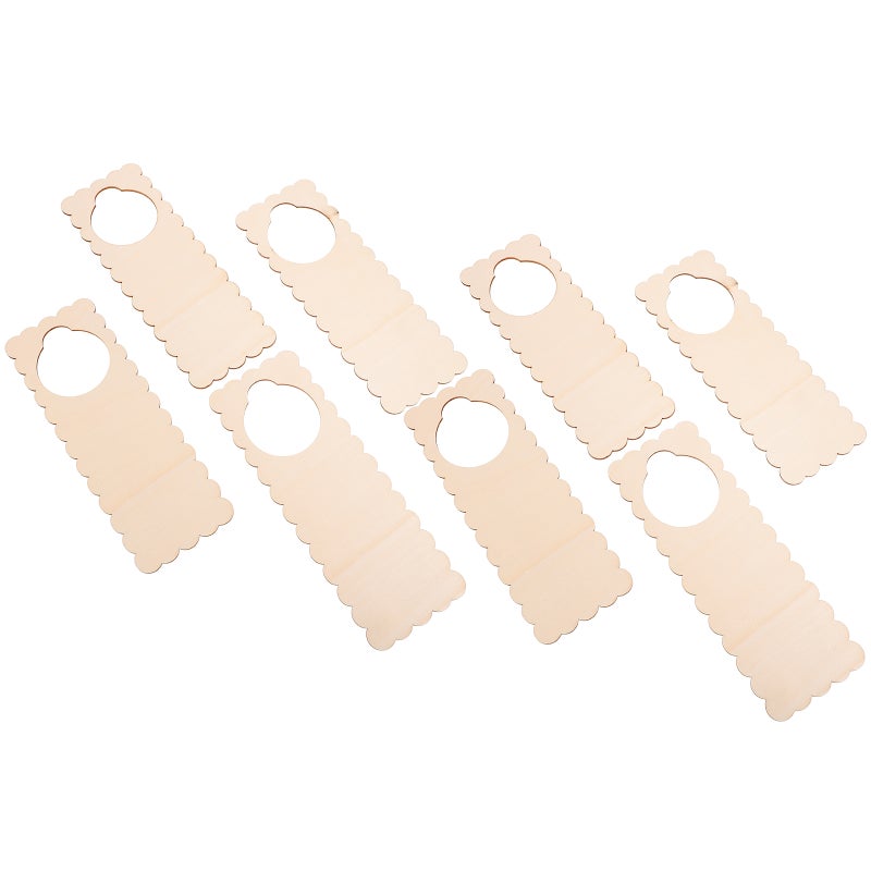 20 Pcs Blank Doorknob Hanging Sign Funny DIY Painting Plaque - Image 1