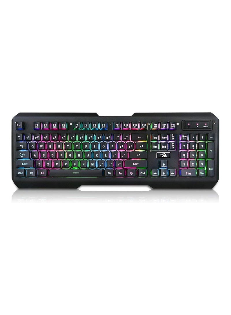 Redragon K506 Centaur 2 RGB Gaming Keyboard - Rainbow Backlighting and 10 Lighting Effects - Image 3