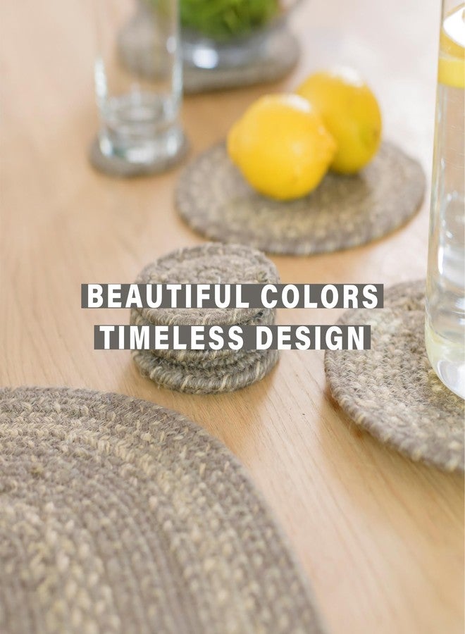 Homespice Grey Cloud Jute Braided Table Runner - Thick, Durable, Tightly Stitched, and Reversible - Ideal Long Table Runner for Dining Tables (Grey, Rectangular, 11x36 Inches) - Image 4