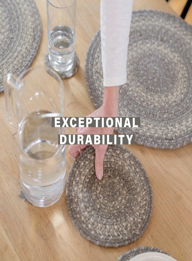 Homespice Grey Cloud Jute Braided Table Runner - Thick, Durable, Tightly Stitched, and Reversible - Ideal Long Table Runner for Dining Tables (Grey, Rectangular, 11x36 Inches) - Image 5