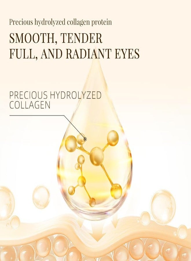 HIDOVETEC 24K Under Eye Patches Gold Collagen Eye Mask, 60 Pairs Hydrogel Under Eye Patches with Hyaluronic Acid, Anti-Aging Treatment for Dark Circles, Puffiness and Fine Lines - Image 5