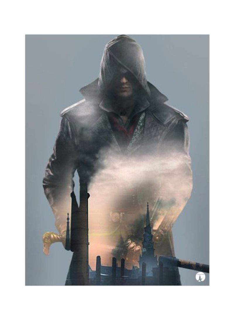 RKN Assassin's Creed Video Game Printed Mousepad Grey/Yellow/Black
