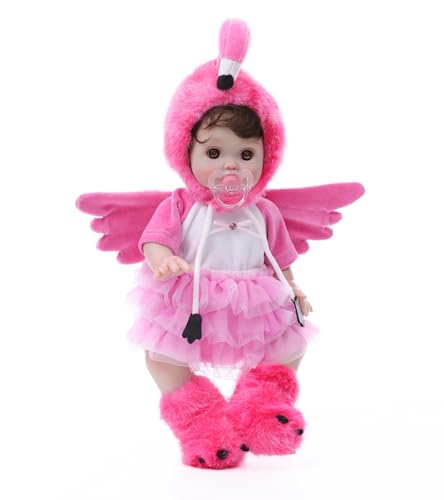 Cloveray Reborn Baby Dolls 18inch Large Realistic HandRooted Hair Lifelike Baby Dolls with Accessories for 3 Year Old Girls Gifts Pretend Play Collection - Image 1