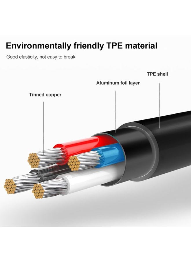 HuHa - USB 3.0 Data Cable for ASUS EeePad TF101 / TF201 / TF300 / TF700 , Length: 1m(Black) - Image 1