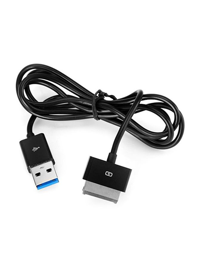 HuHa - USB 3.0 Data Cable for ASUS EeePad TF101 / TF201 / TF300 / TF700 , Length: 1m(Black) - Image 1