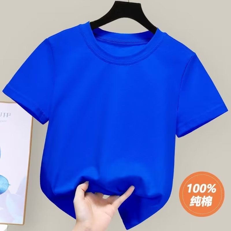 Short-Sleeved T-Shirt Boys And Girls New Summer Handsome Children'S Thin Casual Half-Sleeved Boys T-Shirt - Image 4