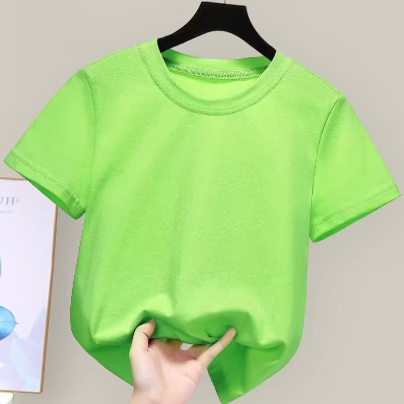Short-Sleeved T-Shirt Boys And Girls New Summer Handsome Children'S Thin Casual Half-Sleeved Boys T-Shirt - Image 5