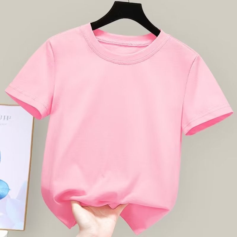 Short-Sleeved T-Shirt Boys And Girls New Summer Handsome Children'S Thin Casual Half-Sleeved Boys T-Shirt - Image 1