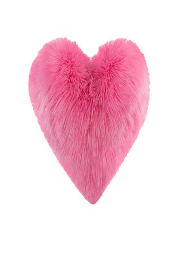 PICKKART Red Love Heart Pillow, Small Size 12 x 12 Inch (Pink) - Image 1