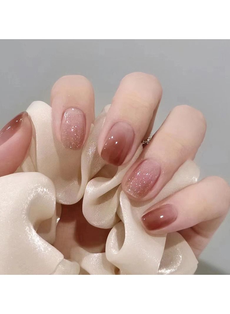 KUYING New Nail Patch  Multi Colored And Gentle Short Style  - Image 1