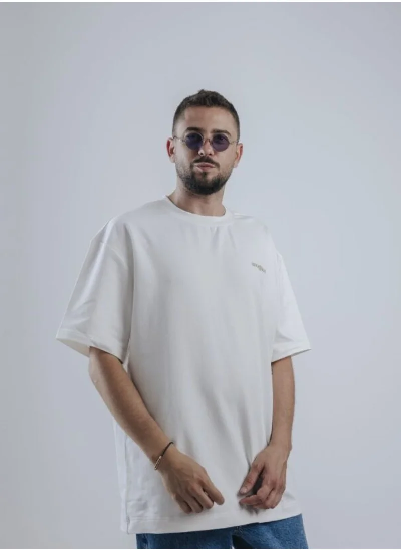 سناج فيس Snugcace The Strap Oversized Tshirts, White, SF15-5WHT-S