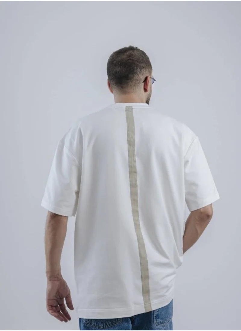 سناج فيس Snugcace The Strap Oversized Tshirts, White, SF15-5WHT-S