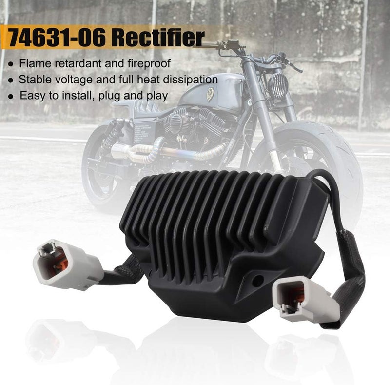 LKV 74631-06 Voltage Regulator Rectifier for Harley Davidson Dyna Low Rider & Street Bob 2006-2007 - Image 2