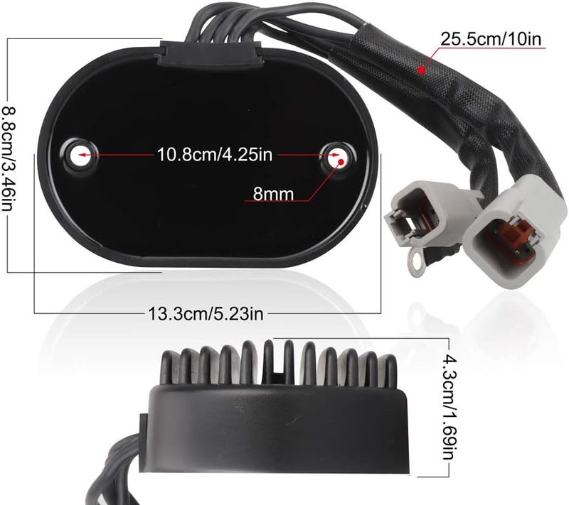 LKV 74631-06 Voltage Regulator Rectifier for Harley Davidson Dyna Low Rider & Street Bob 2006-2007 - Image 3