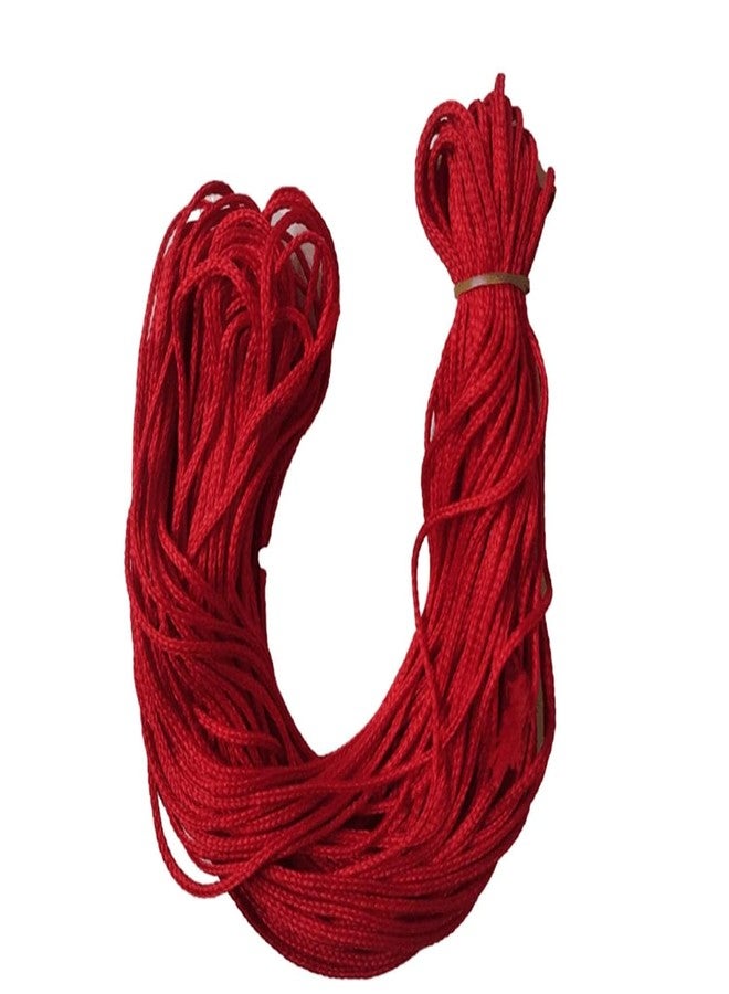 PS SHEVIN Wrist Thread Red Silk Dhaga Thread for Evil Eye Protection 30 mt Religious laal Dhaga for Pooja Raksha Sutra Nazar Battu and Tabeez - Red |ah77 - Image 2