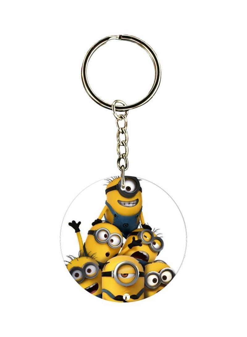 Cartoon Themed Dual Sided Keychain