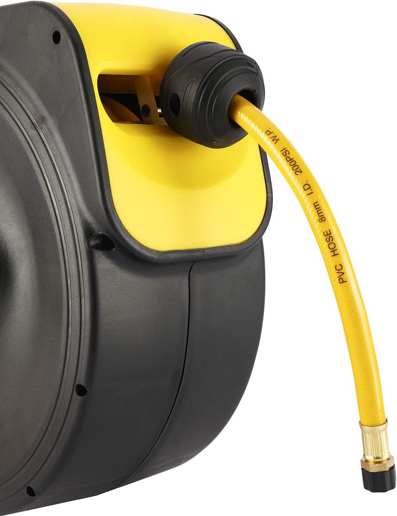 BTSHUB Retractable Air Hose Reel 3/8 in. x 33' ft with Wall Mount and 180 Degree Rotation - Image 4