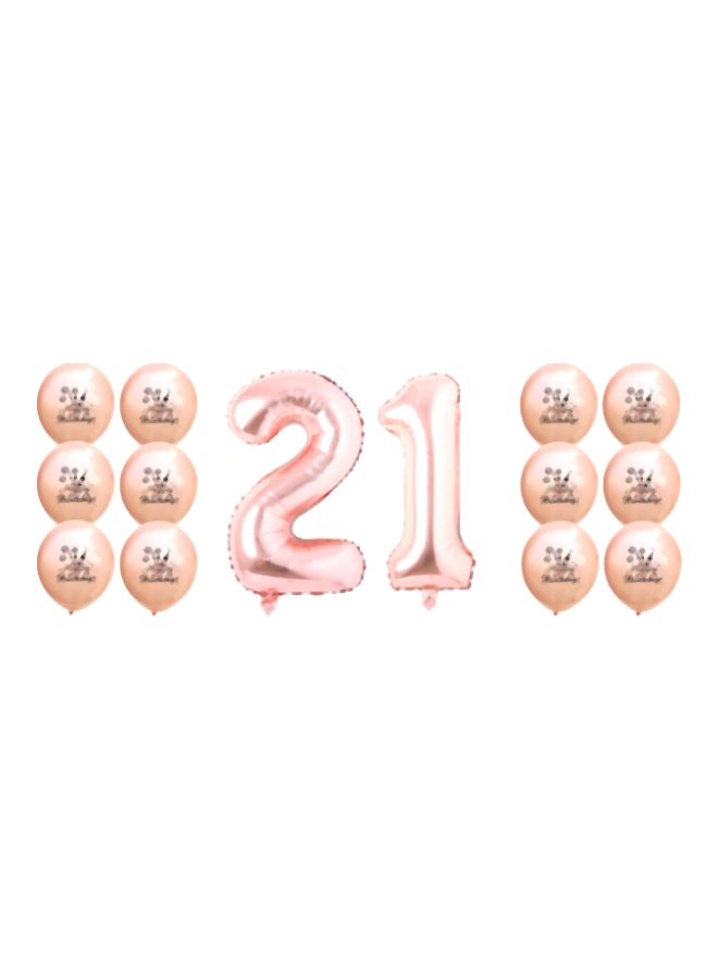 NIBEMINENT 26-Piece 21st Birthday Party Decoration Set - Image 2