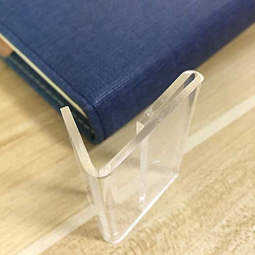 lasenersm 15 Pieces L Shape Mini Sign Display Holder Acrylic L Shape Counter Top Stand Clear Acrylic Price Card Tag Label Stand Display 4x2cm - Image 5