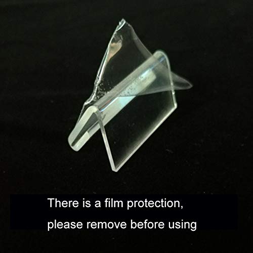 lasenersm 15 Pieces L Shape Mini Sign Display Holder Acrylic L Shape Counter Top Stand Clear Acrylic Price Card Tag Label Stand Display 4x2cm - Image 4