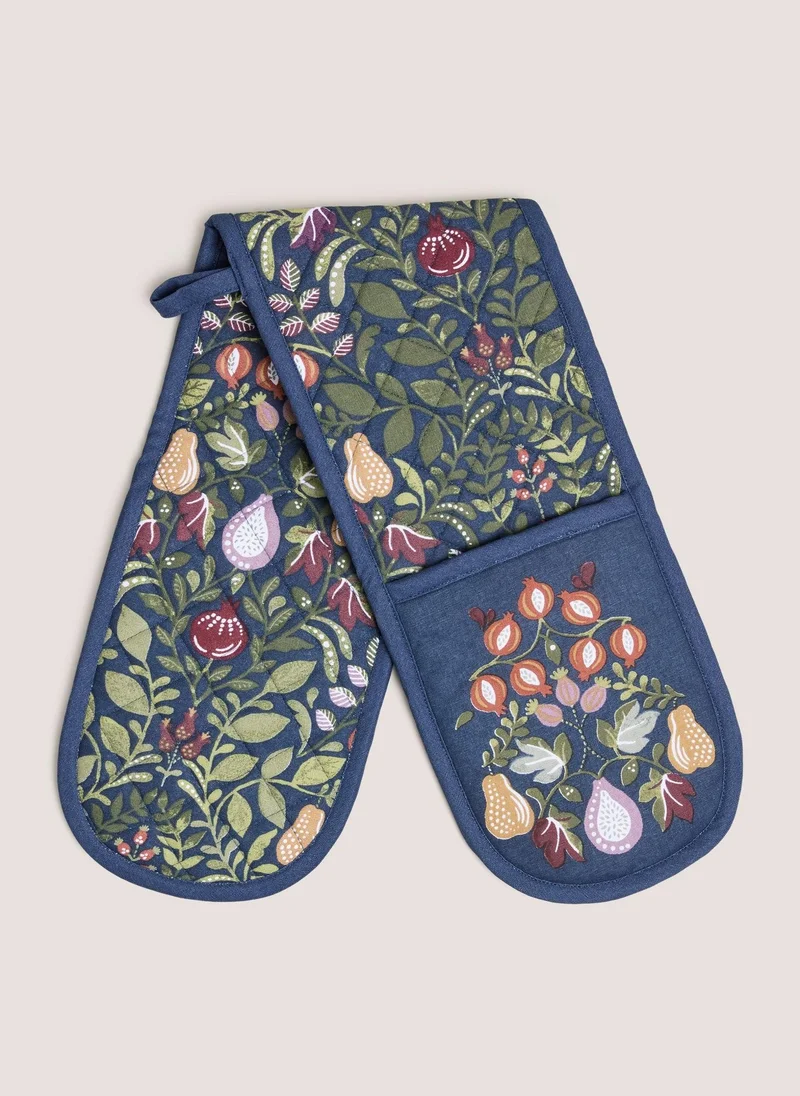 Matalan Navy Folk Harvest Oven Gloves