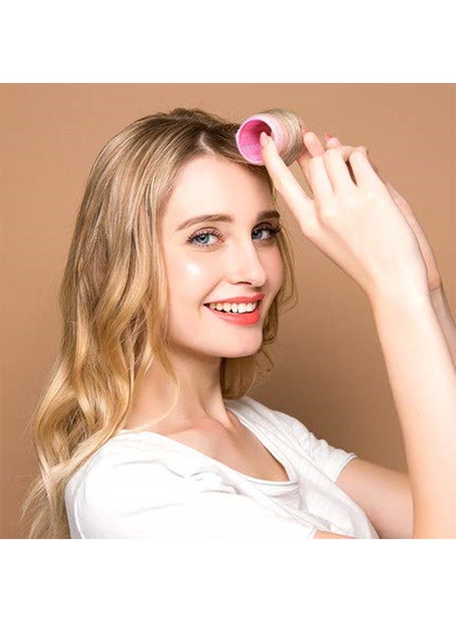 طقم بكرة شعر ذاتي الإمساك بالشعر مع مشبك متعدد الألوان مكون من 48 قطعة - Image 5