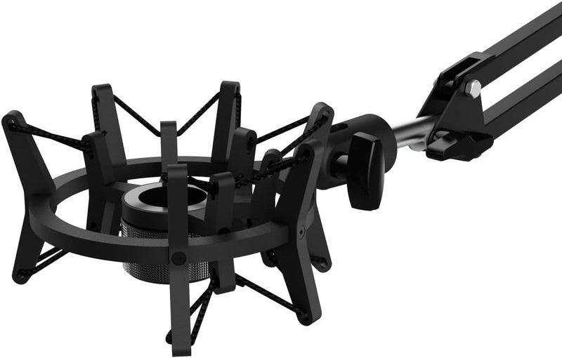 uRage Stream 900 HD Studio USB-C Condenser Streaming Microphone with Boom Arm Spider Mount LED Mute Indicator - Professional Podcast Mic Direct Mix Control for PC/Mac - 20Hz-20kHz Audio Kit - Black - Image 3