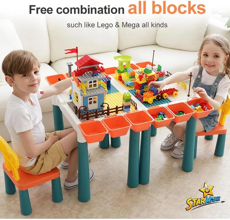 Starmarz 4 In 1 Multifunctional Building Block Table - Image 3