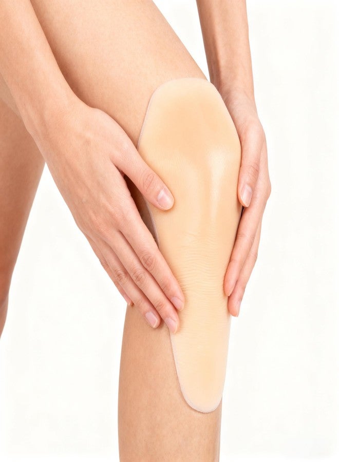 WTYPOPK 1 Pair Silicone Nude Knee Pads, Adhesive Thin Knee Pads for Women Men - Image 5