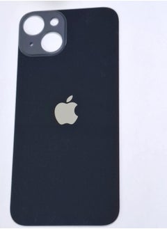 Replacement glass back for iPhone 14, titanium, black