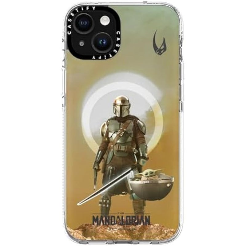 Casetify Clear iPhone 15 Plus Case 【Mandalorian Co-Lab/Not Yellowing / 6.6ft Drop Protection/Compatible with Magsafe】 - A Clan of Two - Clear - Image 5