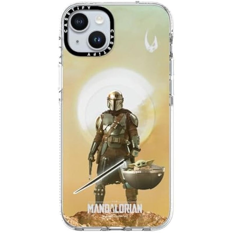Casetify Clear iPhone 15 Plus Case 【Mandalorian Co-Lab/Not Yellowing / 6.6ft Drop Protection/Compatible with Magsafe】 - A Clan of Two - Clear - Image 4