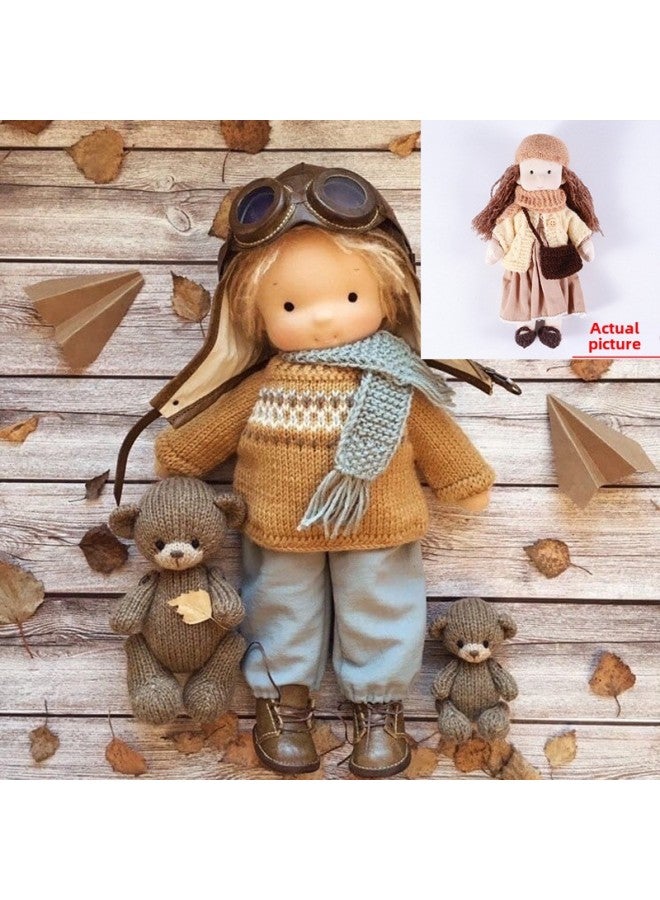Cotton Ward Doll Artist Handmade Mini Dress Up Doll DIY Ward Ward Doll-Color:7-Height:Single Doll - Image 5