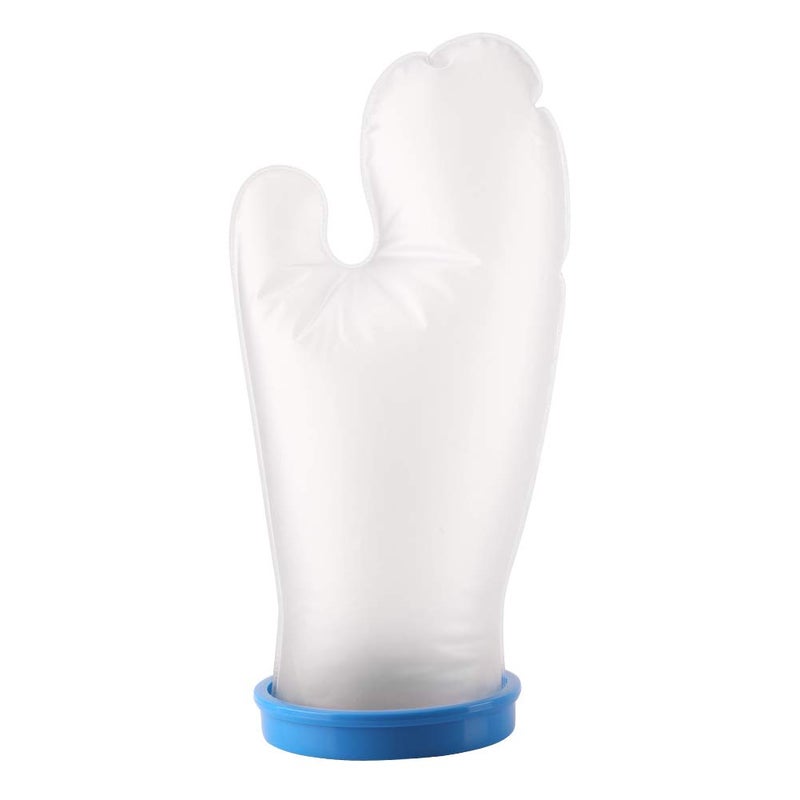 كلاراكو غطاء جبيرة يدوية مقاوم للماء لحمام الاستحمام، واقي جبيرة للبالغين مقاوم للماء لحماية جروح المعصم، أكياس ضمادة قابلة لإعادة الاستخدام للحفاظ على ضمادات الجروح جافة، تناسب أصابع اليد والمعصم، لا تترك علامة على الجلد - Image 1