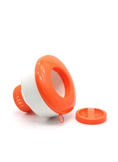 Generic MySouqEgFloating Pool Chlorine Dispenser Orange, Easily Spot It, Fits 1 And 3 Inch Tablets For Large And Small Pools, Hot Tub, Spa  - Image 2
