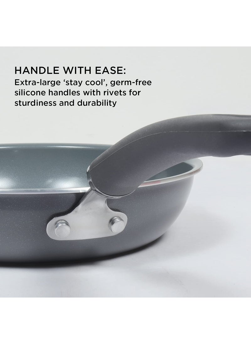 MEYER Meyer Anzen Healthy Ceramic Coated Cookware 2 Piece Set -20cm frypan +24cm frypan  - Image 4