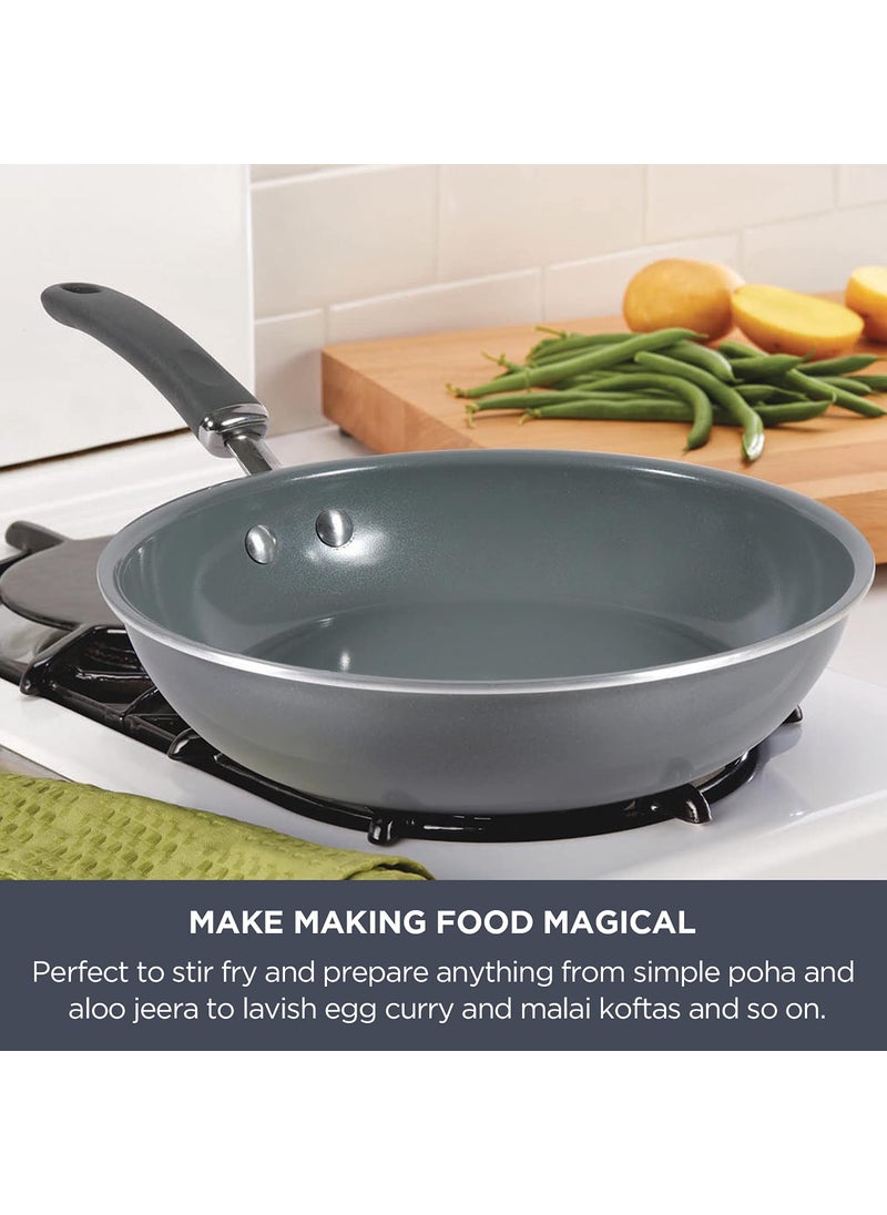 MEYER Meyer Anzen Healthy Ceramic Coated Cookware 2 Piece Set -20cm frypan +24cm frypan  - Image 3