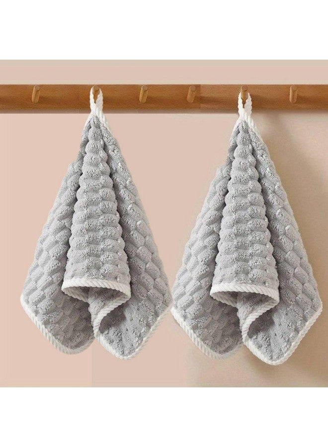 لينير مناشف اليد/منشفة الوجه/منشفة صغيرة الحجم/منشفة للرجال والنساء والأطفال من LINEAR من الألياف الدقيقة/منشفة فائقة النعومة والامتصاص وسريعة الجفاف للصالة الرياضية والسفر 300 جرام لكل متر مربع (رمادي) - Image 1