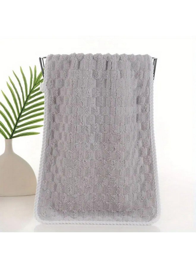 لينير مناشف اليد/منشفة الوجه/منشفة صغيرة الحجم/منشفة للرجال والنساء والأطفال من LINEAR من الألياف الدقيقة/منشفة فائقة النعومة والامتصاص وسريعة الجفاف للصالة الرياضية والسفر 300 جرام لكل متر مربع (رمادي) - Image 2