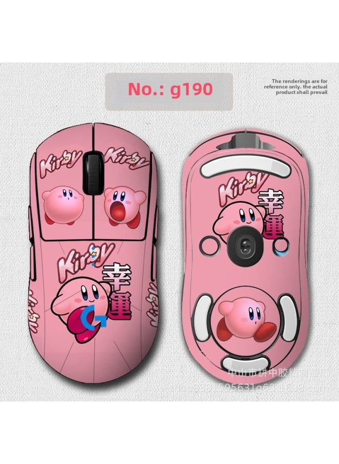 Anti-slip Mouse Stickers Logitech GPW One Or Two Generation GPROX Special All-inclusive Sweat-absorbent Anti-sweat Hand Stickers Lizard Skin-Color:GPW Generation ]